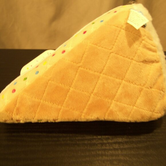 Bark Funfuzzi Cake Dog Toy - White and Multicolor - Picture 6 of 6